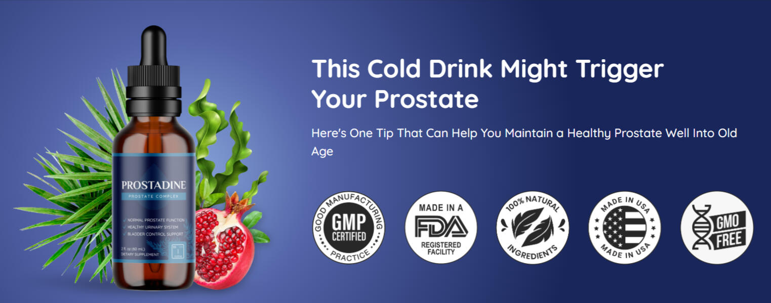 Prostadine Official Bottle and Ingredients